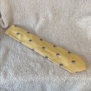 Classic Yellow Patterned Tie